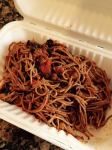 leftover spaghetti