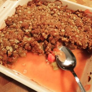 Rhubarb Crisp